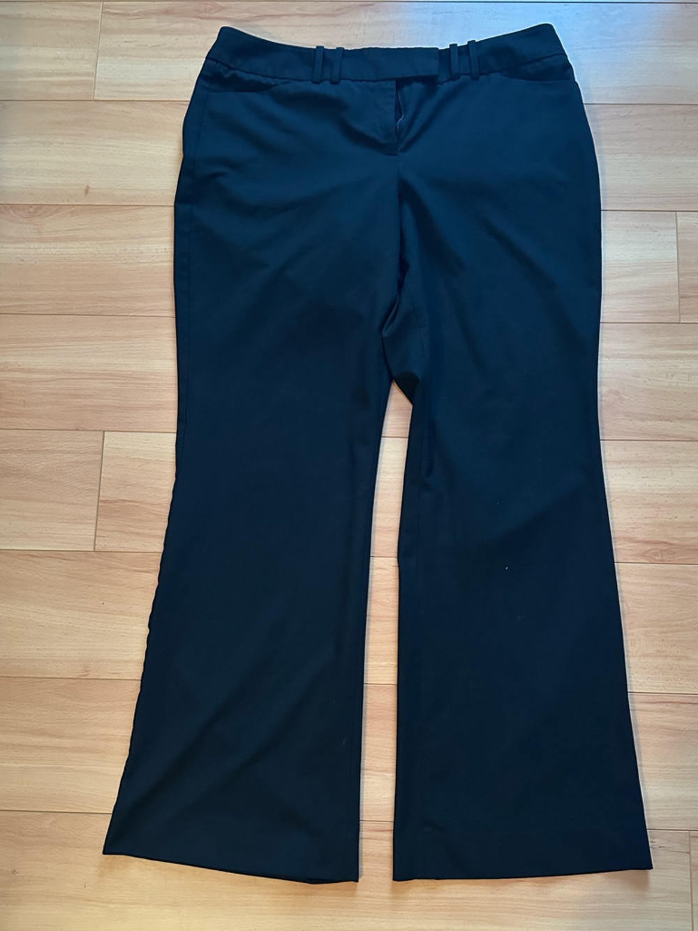 The Limited Black Cassidy Fit Dress Pants  classic wide leg boot cut 12R trouser